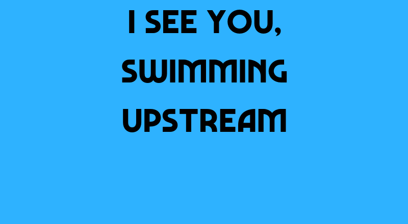 Swimming Upstream